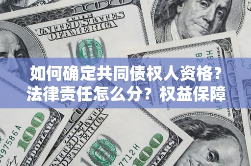 济南如何确定共同债权人资格？法律责任怎么分？权益保障技巧揭秘！