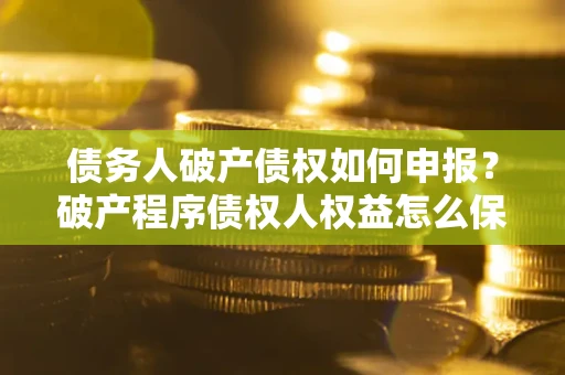 济南债务人破产债权如何申报？破产程序债权人权益怎么保障？
