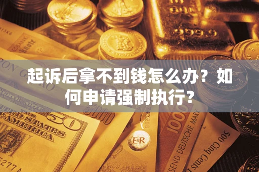 济南起诉后拿不到钱怎么办？如何申请强制执行？