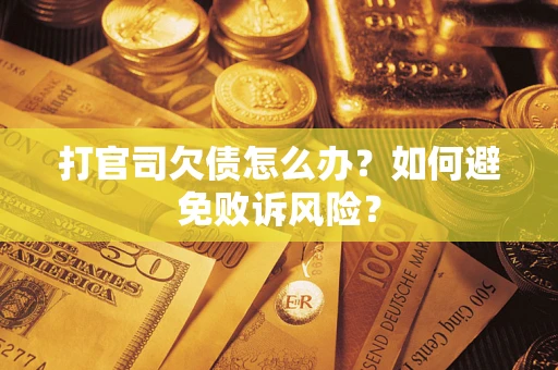 济南打官司欠债怎么办？如何避免败诉风险？