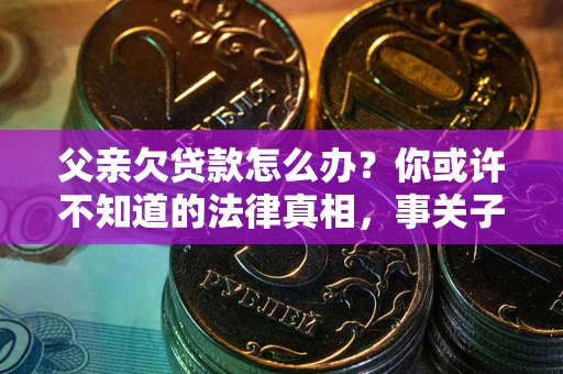 济南父亲欠贷款怎么办？你或许不知道的法律真相，事关子女未来