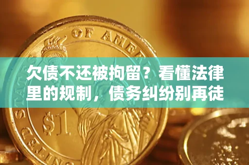 济南欠债不还被拘留？看懂法律里的规制，债务纠纷别再徒劳奔波