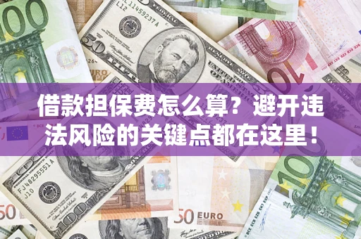 济南借款担保费怎么算？避开违法风险的关键点都在这里！