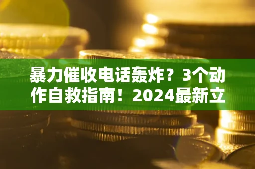 济南暴力催收电话轰炸？3个动作自救指南！2024最新立案标准全解析